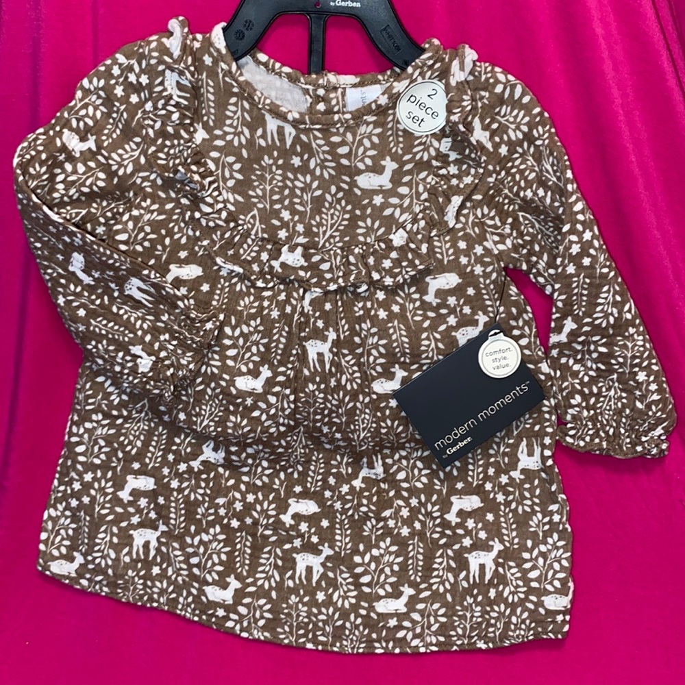 NWT Gerber modern moments dress set